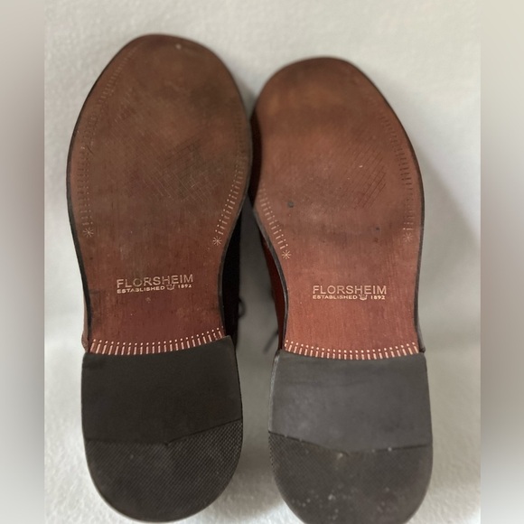 Florsheim Size 11.5 Men’s Brown Leather Lace Up Shoes - Picture 16 of 16